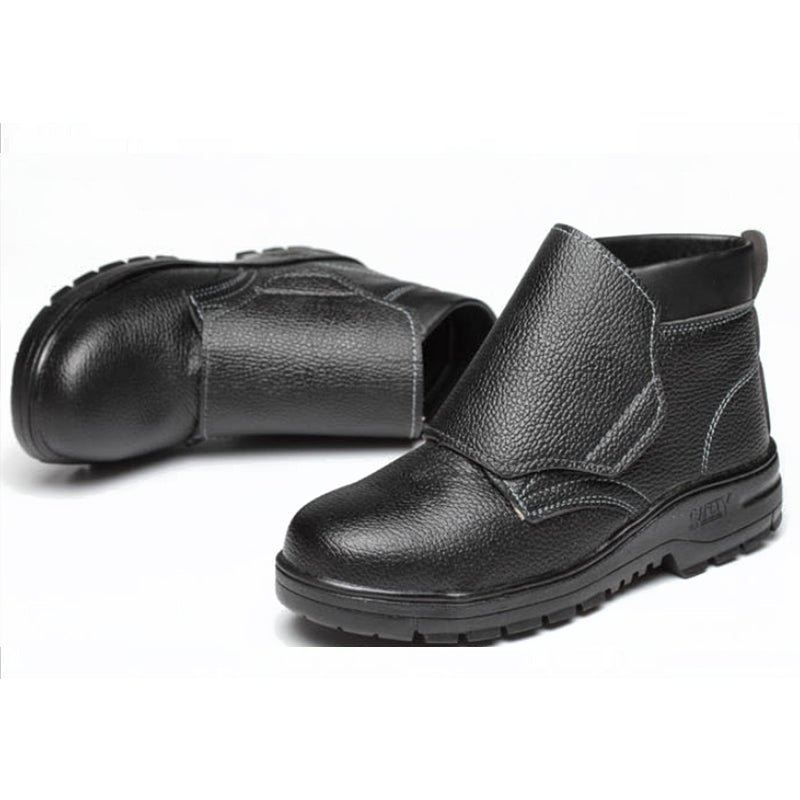 Men's Safet Leathe Leather Wearproof Work Boots