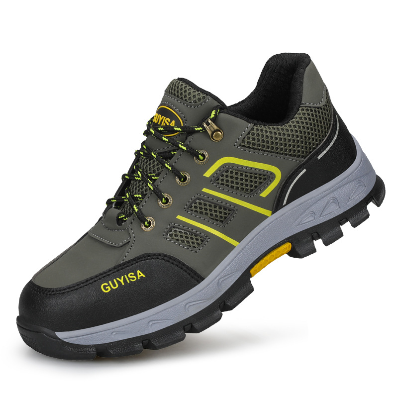 Safety Shoes Steel Toe Cap Shoes Men's Labor Insurance Shoes Are Breathable,lightweight And Deodorant,in Summer,work Anti-smashing And Anti-piercing Steel Toe Caps,universal In All Seasons