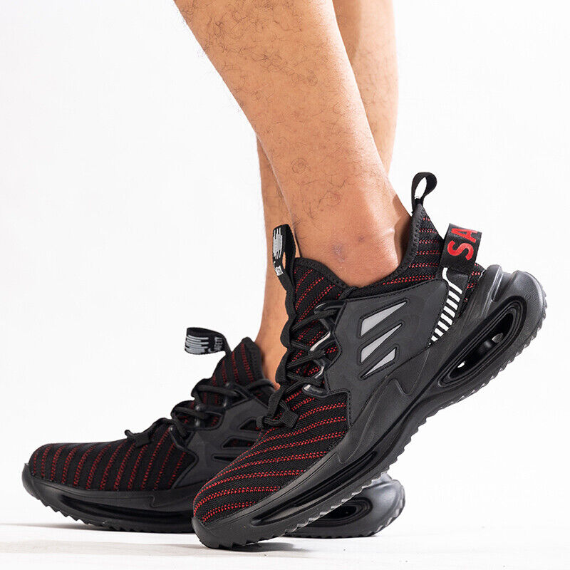 Dallader Men Steel Toe Work Safety Shoes - Effective Arch Support