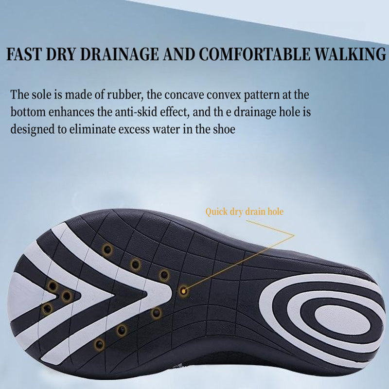 Men's Comfortable Lightweight Non-slip Waterproof Sock Shoes