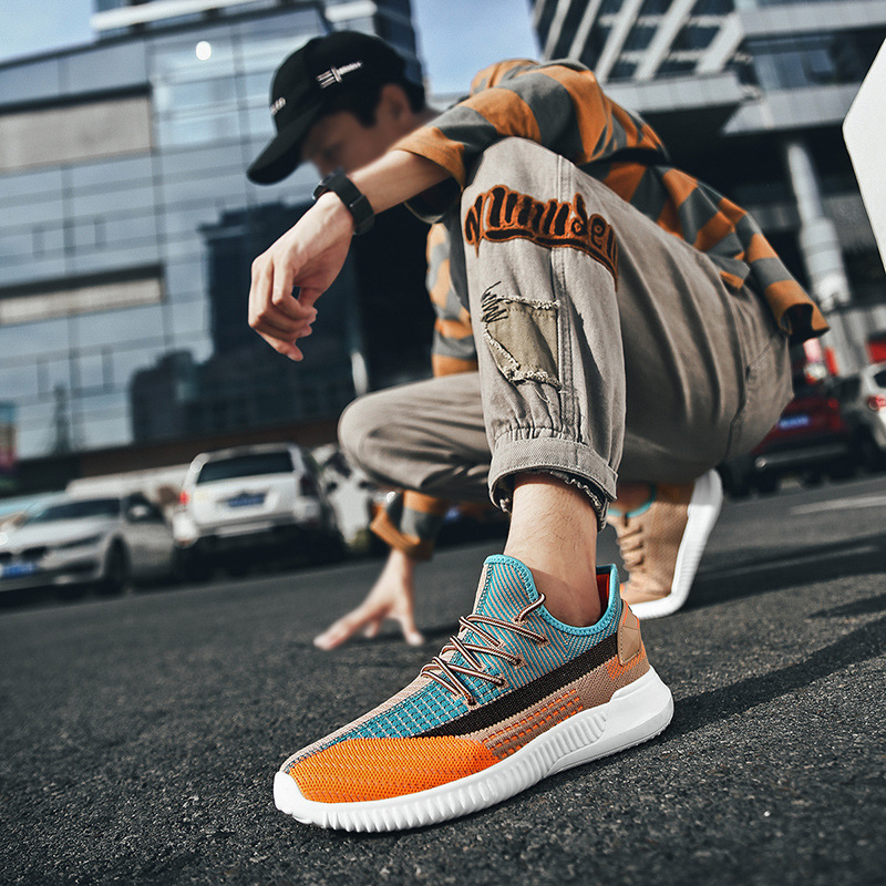 MEN'S FLYING WOVEN TRENDY RUNNING SHOE