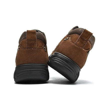 (⏰For All Seasons) Men's Genuine Leather Slip-On Orthopedic Walking Shoes