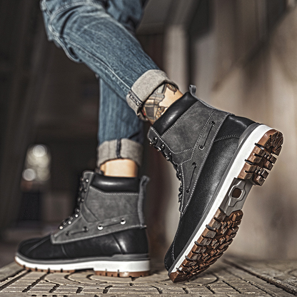 Men's Comfortable Waterproof Sneaker Boots (Great for All Seasons)