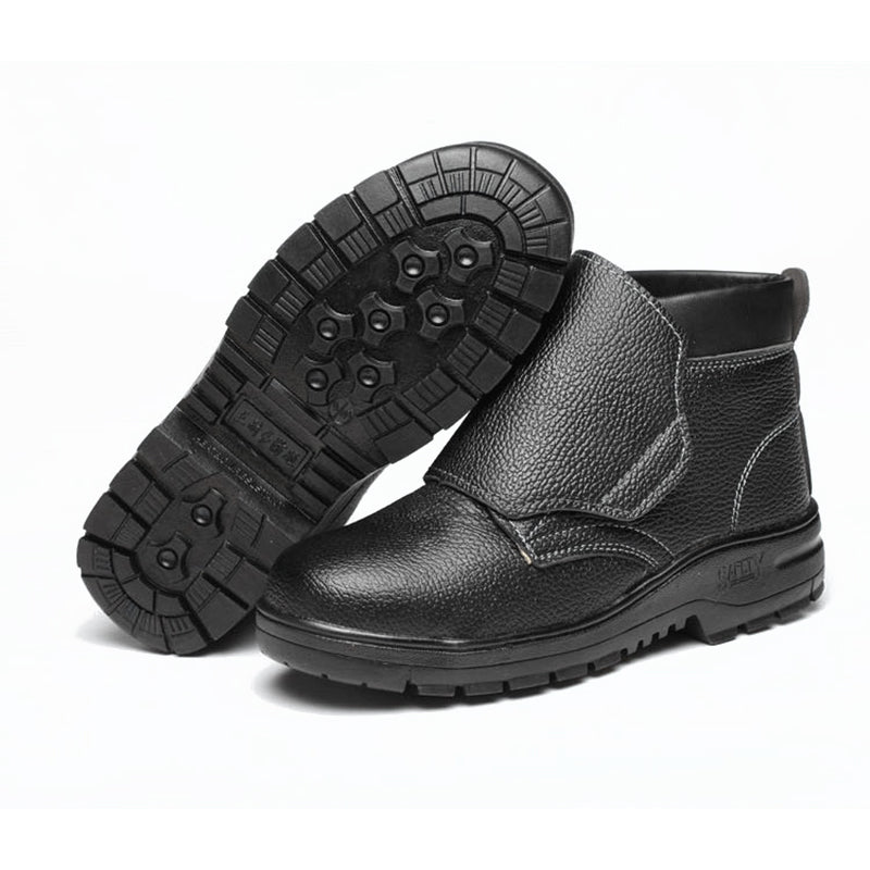 Men's  Safet Leathe Leather Wearproof Work Boots