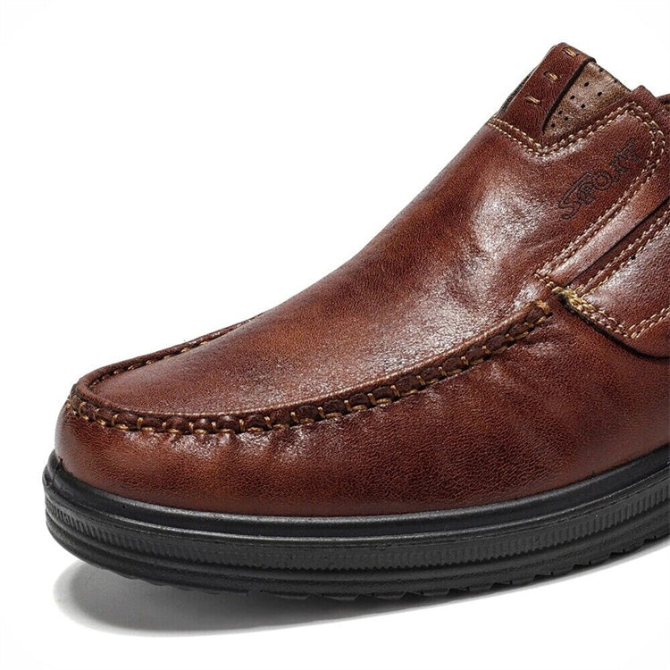 Last Day 49% OFF🔥Men's Comfortable Soft Sole Casual Slip-on Leather Loafers