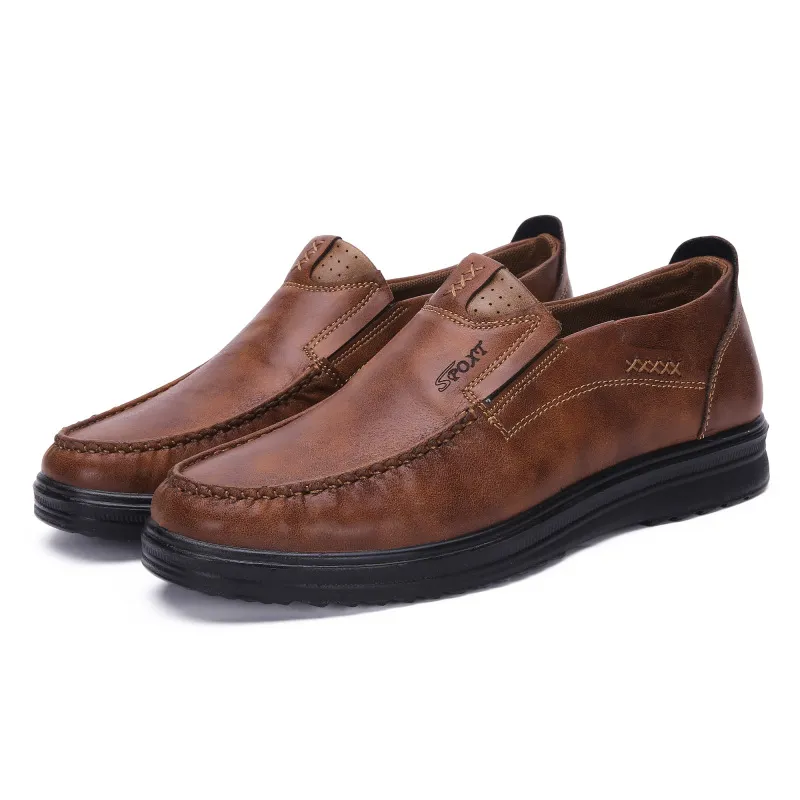 Last Day 49% OFF🔥Men's Comfortable Soft Sole Casual Slip-on Leather Loafers