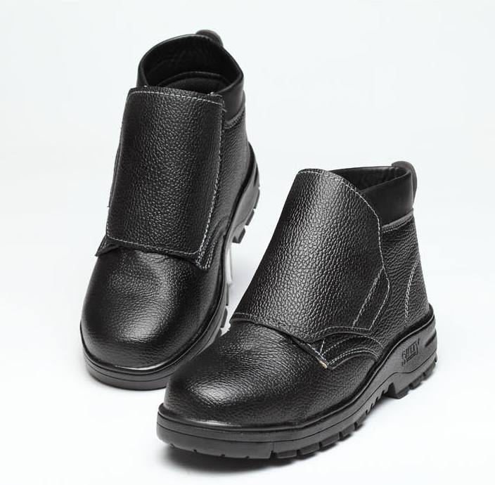 Men's  Safet Leathe Leather Wearproof Work Boots