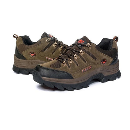 Men's Genuine Leather Comfy Arch Support  Hiking Orthopedic Shoes