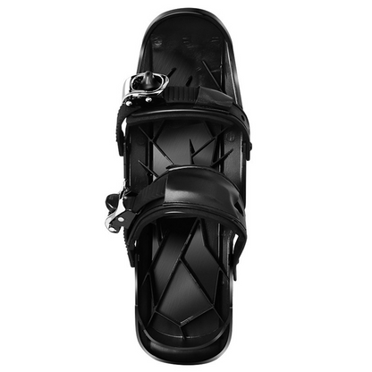 Dallader Mini Ski Skates for Snow The Short Skiboard Portable Skiing Shoes Snow Board (Suitable For All Shoes)