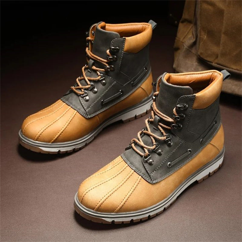 Men's Comfortable Waterproof Sneaker Boots (Great for All Seasons)