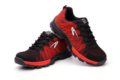 Men's work steel toe bulletproof safety shoes hiking sneakers