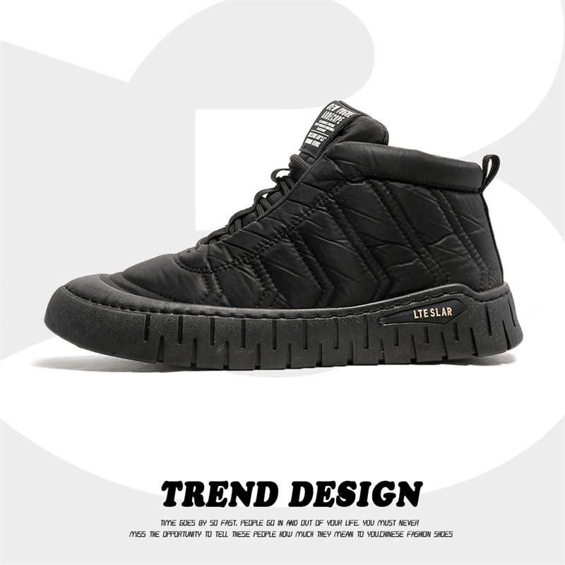 Men's Comfortable Genuine Leather Plush Warm Orthopedic Walking Shoes