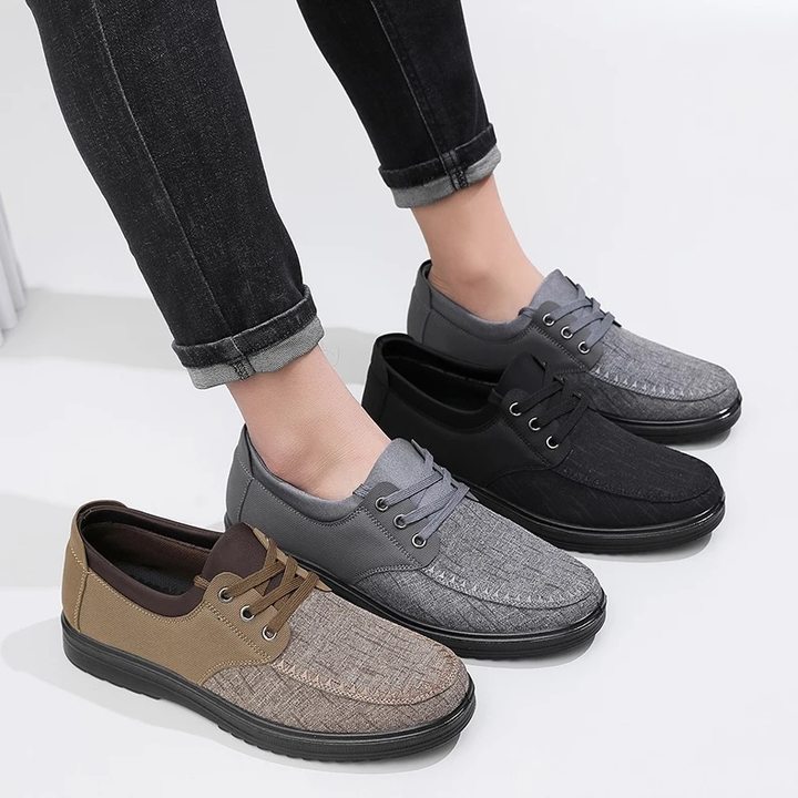 Men's Breathable Lightweight Lace Up Loafers