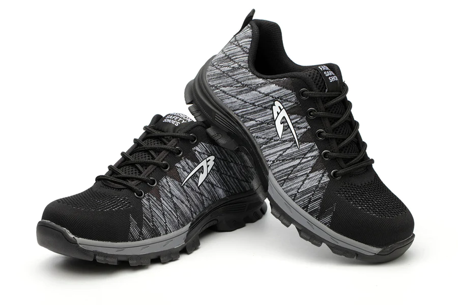 Men's work steel toe bulletproof safety shoes hiking sneakers