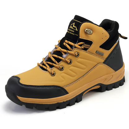 Men's Comfort Waterproof Leather Ankle Boots Hiking Boots