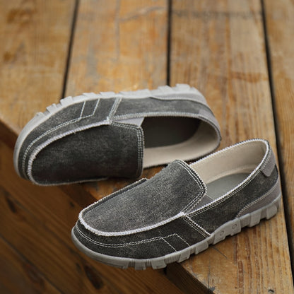 Men Denim Canvas Walking Shoes