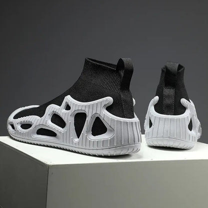 Men's Knitted Breathable Lightweight Slip-On Casual Shoes