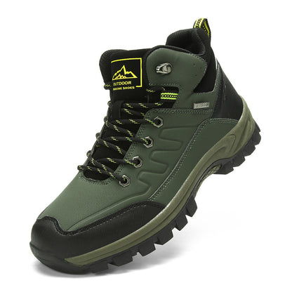 Men's Comfort Waterproof Leather Ankle Boots Hiking Boots