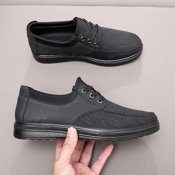 Men's Breathable Lightweight Lace Up Loafers