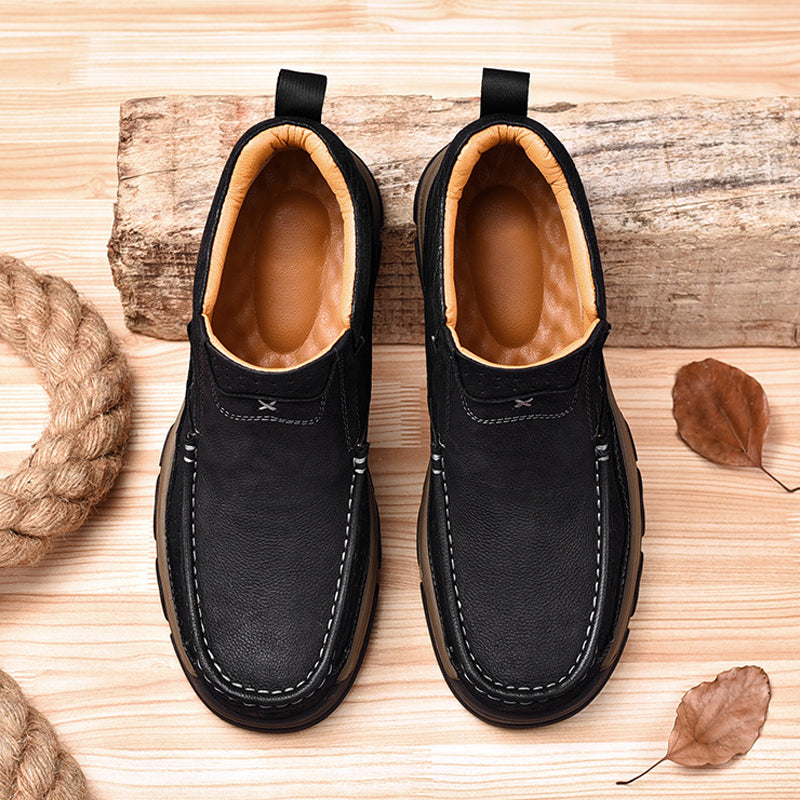 (⏰Last day 40% OFF🔥)Men's Comfortable Genuine Leather Ankle Boots Orthopedic Shoes