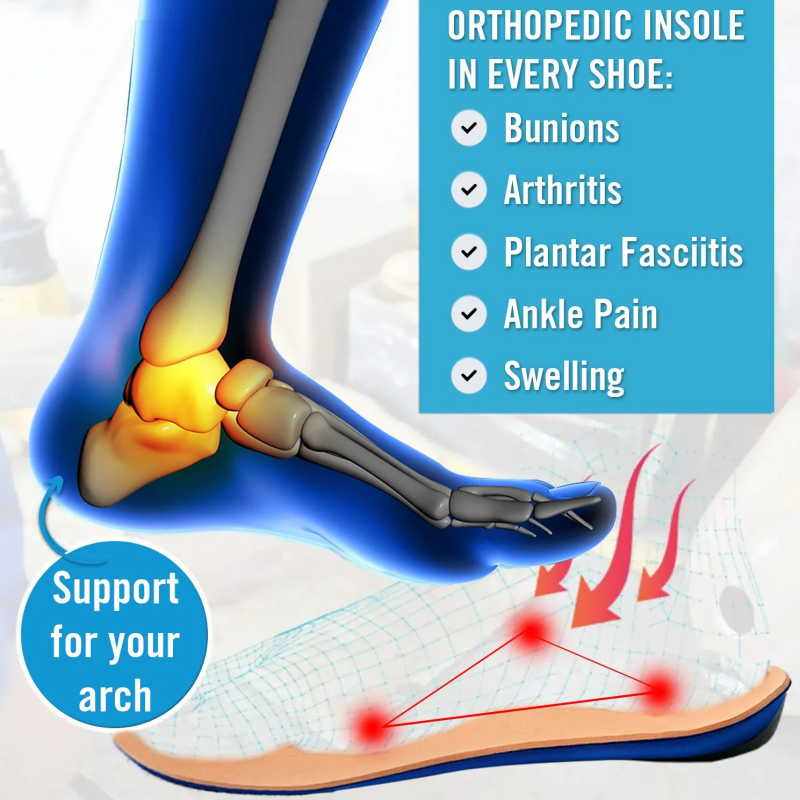 LOOSEIN®️ Mens Orthopedic Support Anti-Puncture Work Boots Waterproof Anti-Sprain Hiking Boots