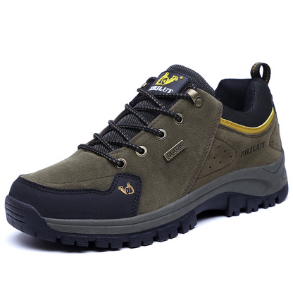 Men's Work Shoes Comfy Arch Support Lightweight Waterproof Hiking Orthopedic Shoes