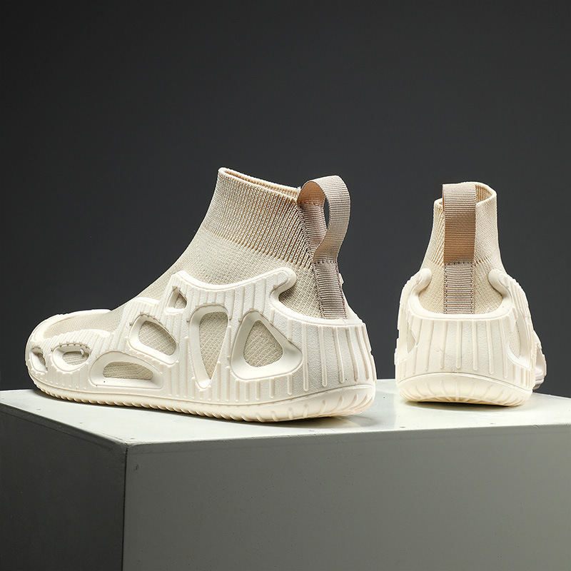 Men's Knitted Breathable Lightweight Slip-On Casual Shoes