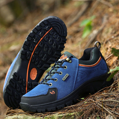 Men's Work Shoes Comfy Arch Support Lightweight Waterproof Hiking Orthopedic Shoes