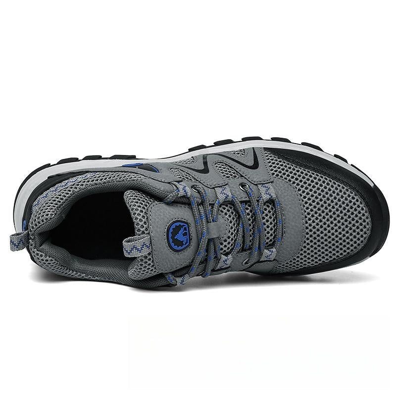 Men's Breathable Lightweight Arch Support Hiking Orthopedic Shoes(Upgraded Durability)