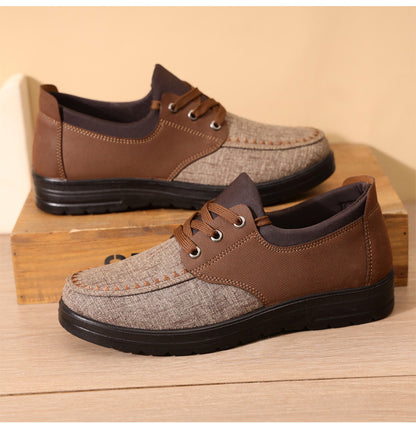 Men's Breathable Lightweight Lace Up Loafers