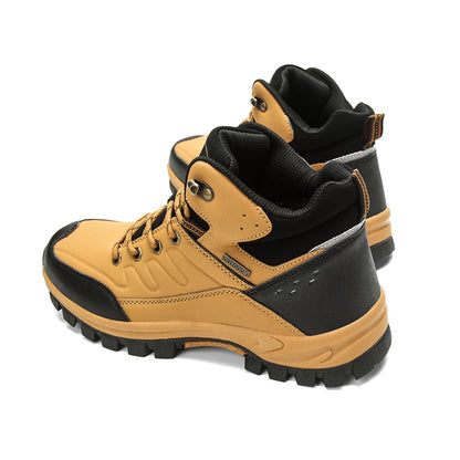 Men's Comfort Waterproof Leather Ankle Boots Hiking Boots