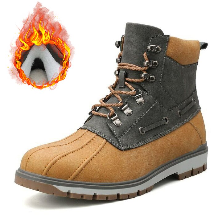 Men's Comfortable Waterproof Sneaker Boots (Great for All Seasons)