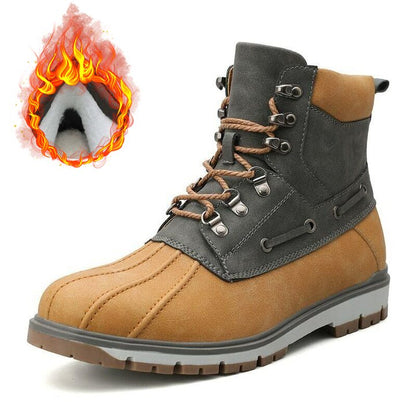 Men's Comfortable Waterproof Sneaker Boots (Great for All Seasons)