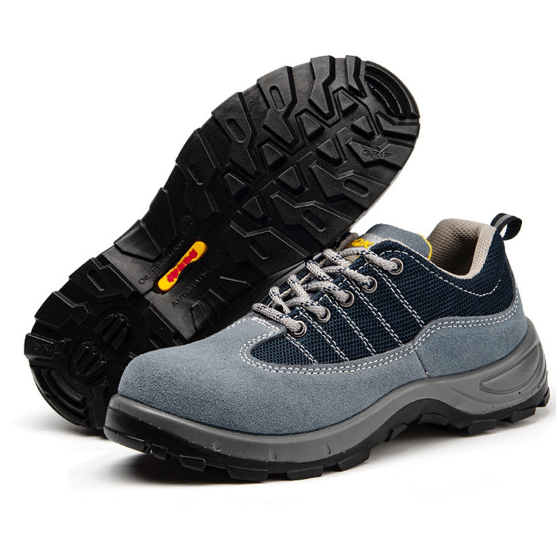 Men's Anti-smashing and Puncture-proof Steel Toe Work Shoes Hiking Shoes