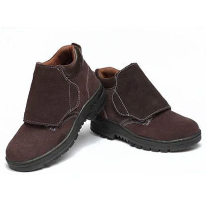 Men's  Safet Leathe Leather Wearproof Work Boots