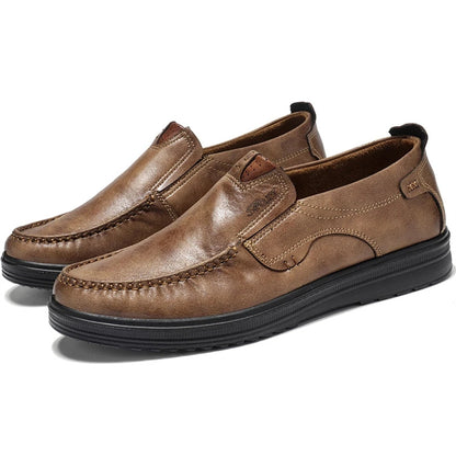 Last Day 49% OFF🔥Men's Comfortable Soft Sole Casual Slip-on Leather Loafers