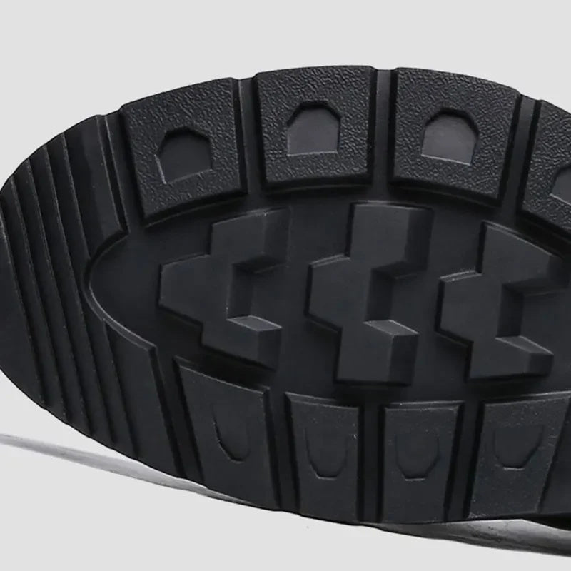 (⏰Last Day 70% OFF🔥)Men's Comfortable Leather Motorcycle Boots Work Boots Waterproof Anti-Slip Anti-Sprain(💯Specialized Boots For Tournaments)