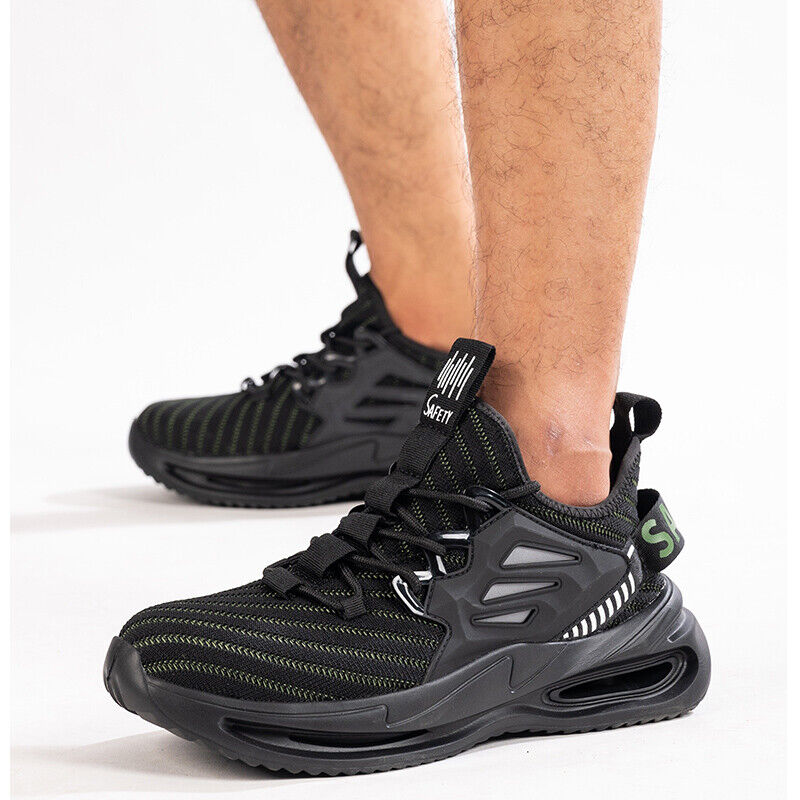 Dallader Men Steel Toe Work Safety Shoes - Effective Arch Support