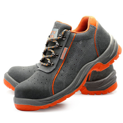Labor shoes 2023 men's steel head anti-smashing anti-stab anti-slip welding electric welding tendon work shoes