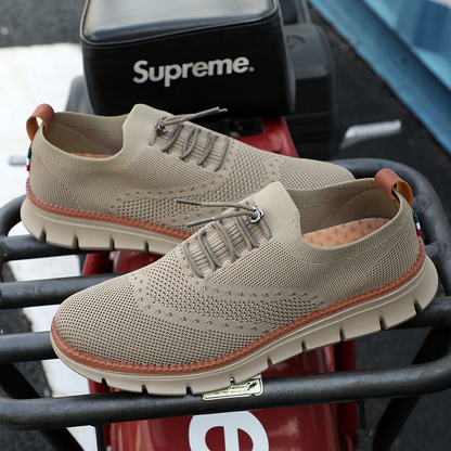 Men's Breathable Lightweight Mesh Casual Oxford Shoes