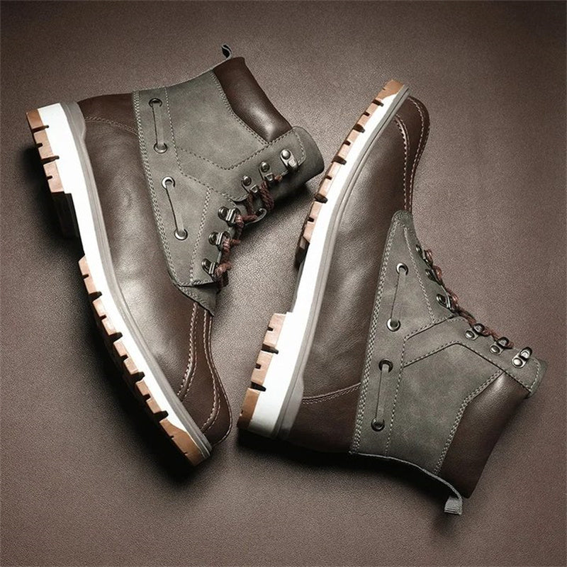 Men's Comfortable Waterproof Sneaker Boots (Great for All Seasons)