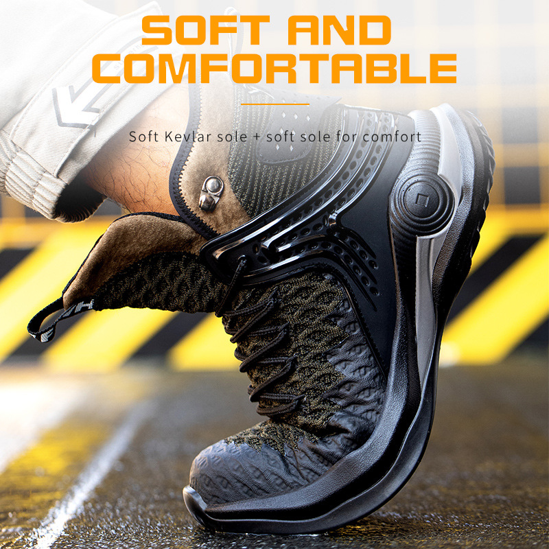New exhibition Men Steel Toe Safety Shoes