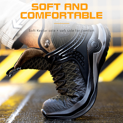 New exhibition Men Steel Toe Safety Shoes