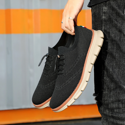 Men's Breathable Lightweight Mesh Casual Oxford Shoes