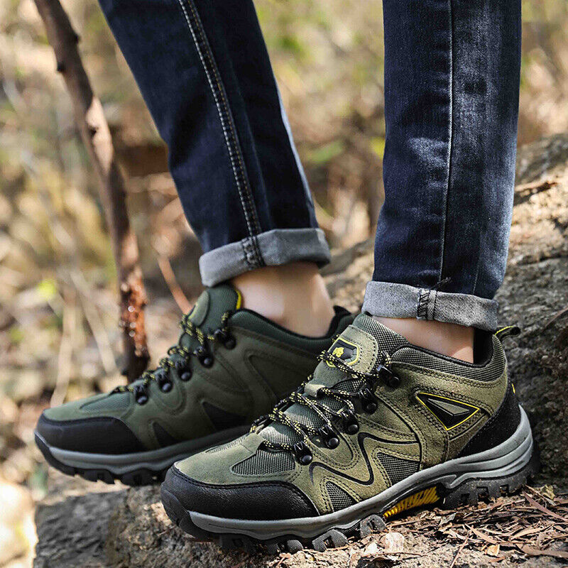 Dallader Men's Waterproof Breathable Lightweight Orthopedic Hiking Shoes for Plantar Fasciitis (Medical Certification)