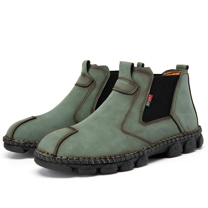 Men's Genuine Leather Comfortable Ankle Boots Chelsea Boots Leather shoes