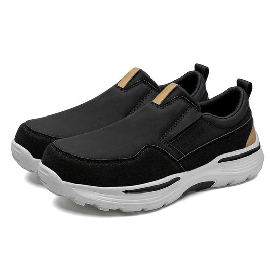 Men's Casual Comfort Slip On Platform Orthopedic Walking Shoes