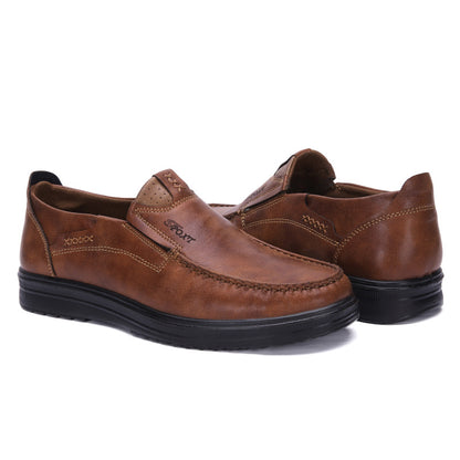 Last Day 49% OFF🔥Men's Comfortable Soft Sole Casual Slip-on Leather Loafers