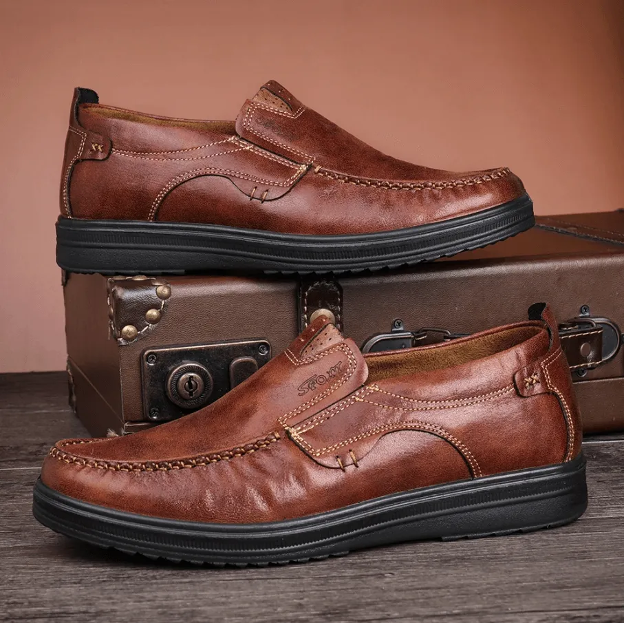 Last Day 49% OFF🔥Men's Comfortable Soft Sole Casual Slip-on Leather Loafers