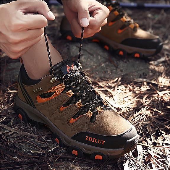 Men's Comfy Arch Support Lightweight Waterproof Hiking Orthopedic Shoes